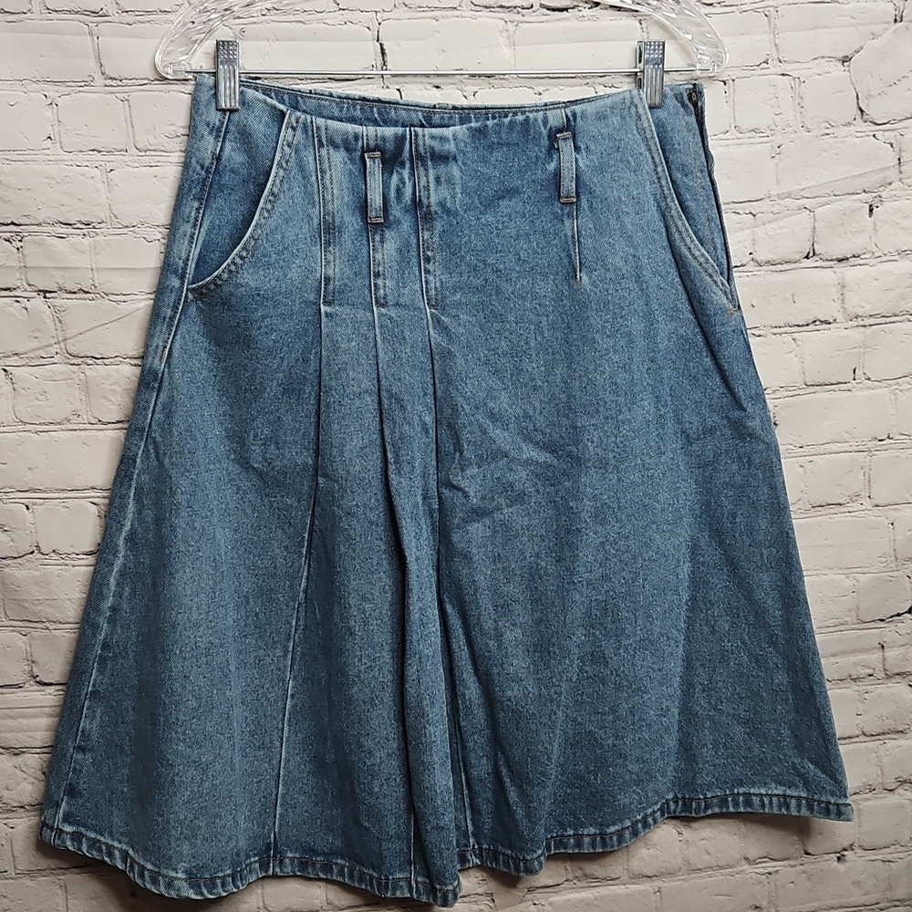 Urban Revivo Denim A-line Midi Skirt Size 6